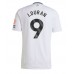 Maillot de foot Aston Villa Jhon Duran #9 Extérieur vêtements 2024-25 Manches Courtes